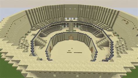 Colosseum - Building, Arena Map For Minecraft 1.20.4, 1.20.2 | PC Java Mods