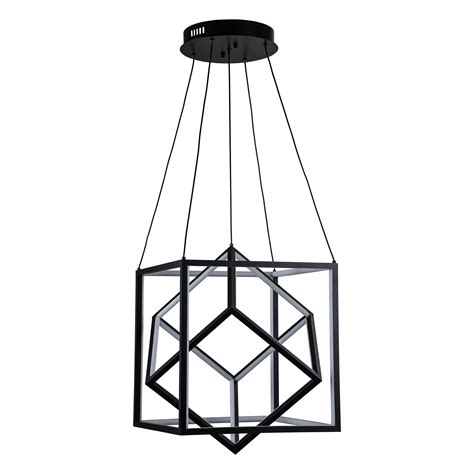 George Oliver Kayten Light Black LED Lantern Pendant Reviews Wayfair