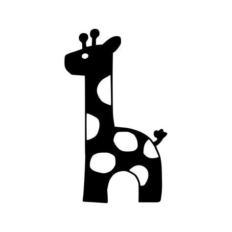 Cute Giraffe Wall Decal Babies Nursery Decal Mac Book Decal Etsy