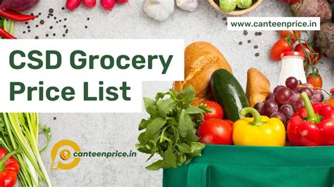 Csd Canteen Grocery Price List Canteenprice