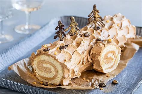 Bûche de Noël au moka CuisineThermomix Recettes spéciales Thermomix