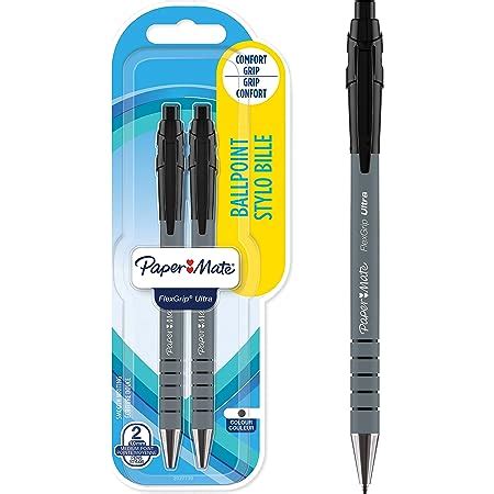 Paper Mate Flexgrip Ultra Stylo Bille Retractable Pointe Moyenne