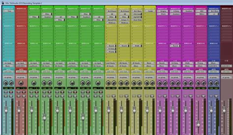 TAGAUDIO STDRD Pro Tools Mixing Template Enhance Your Workflow