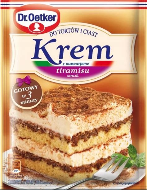 Krem Do Tortu Dr Oetker Smak Tiramisu G Allegro Pl