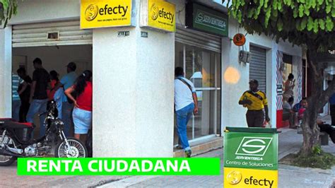 Consulte Con Tu Cédula Pago De Julio Por Efecty Renta Ciudadana