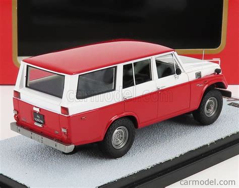 Mk Miniatures Escala Toyota Land Cruiser Fj Red White