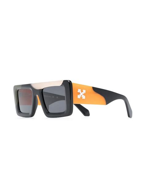 Off White Seattle Rectangle Frame Sunglasses Farfetch