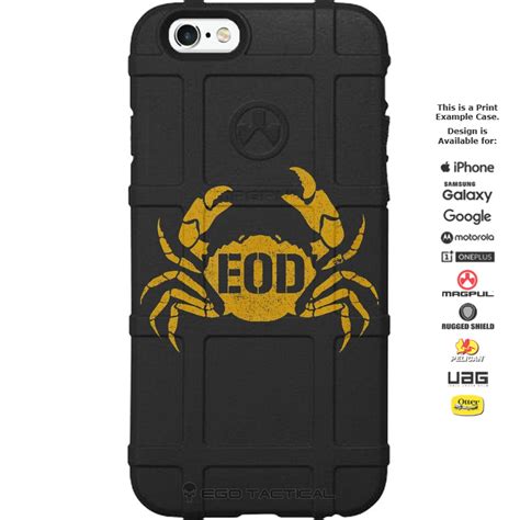 EOD Explosive Ordnance Disposal Crab Badge Logo Custom Printed Android – EGO Tactical