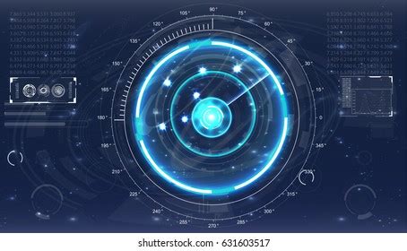 Radar Screen Vector Illustration Your Design Stock Vector (Royalty Free ...