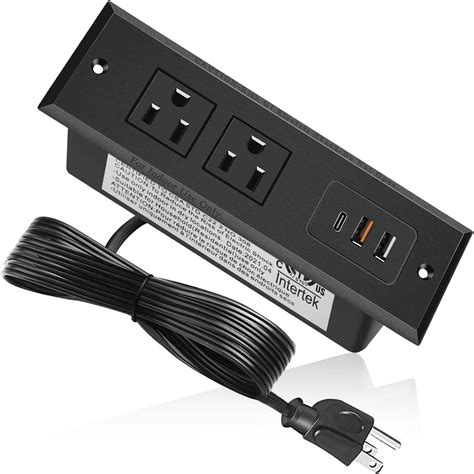 Amazon Furniture Recessed Power Strip Recessed Desk Outlet With