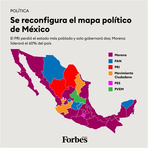 Un estado más para Morena así queda el mapa político de México este