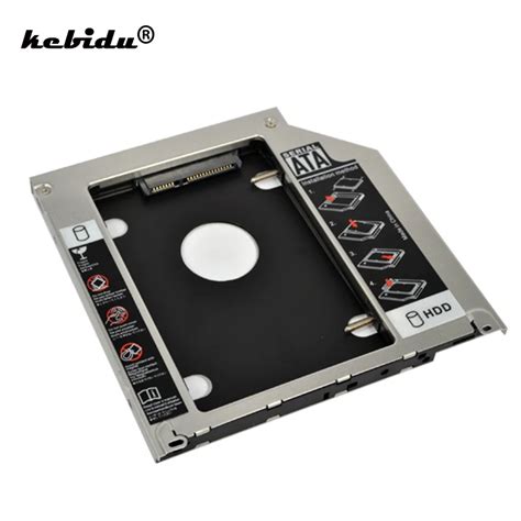 Kebidu New 95mm Sata 2nd Hdd Ssd 25 Hard Drive Caddy Adapter For Macbook Pro Unibody A1278