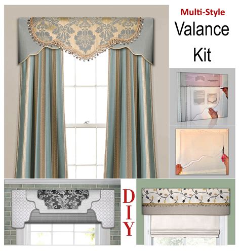 Multi Style Cornice Window Valance Kit No Sew Home Decor Use A