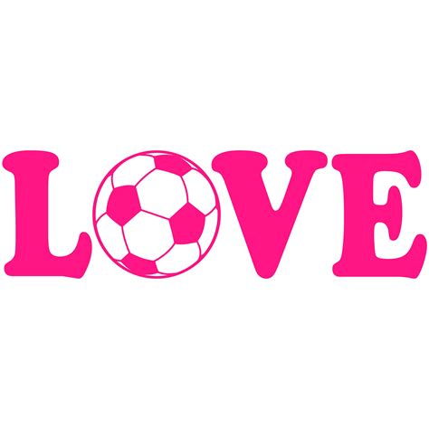 Love Soccer Vinyl Decal Car Window Bumper Sticker Mls Futbol I Etsy