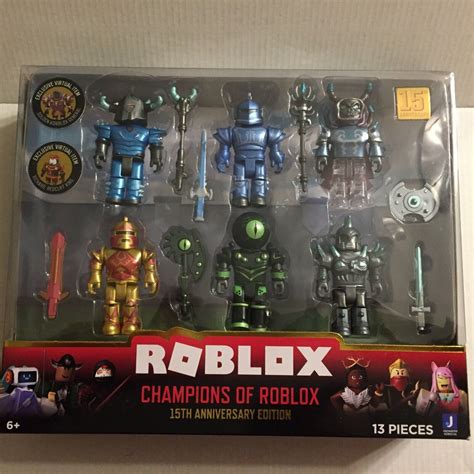 New Roblox Champions Of Roblox Collection 15th Anniversary Set
