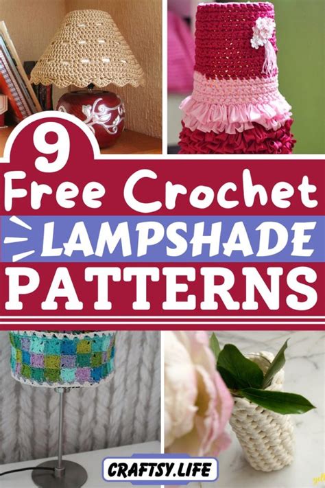 Free Crochet Lampshade Patterns For Home Decor Craftsy