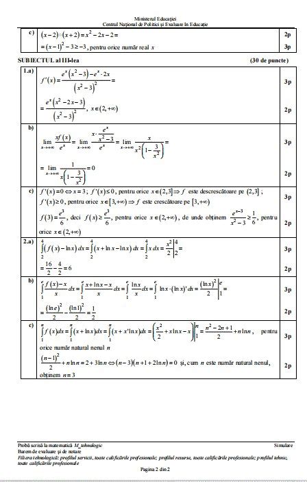 Galerie Foto Barem simulare Bacalaureat 2024 la Matematică Antena 3 CNN