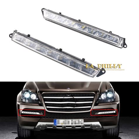 X Led Driving Light Lamp Fog Lamp L R For Mercedes X X Gl