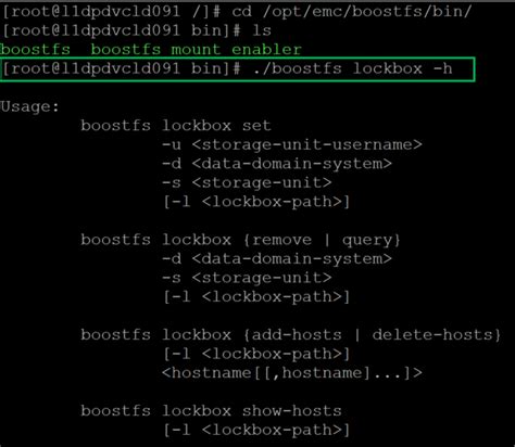 Creating Lockbox Entry Using The Command Line Dell Data Domain Boost