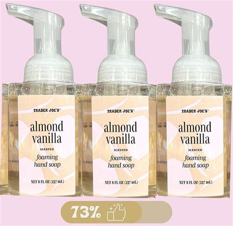 Trader Joe S Almond Vanilla Foaming Hand Soap Rated Trader Joe