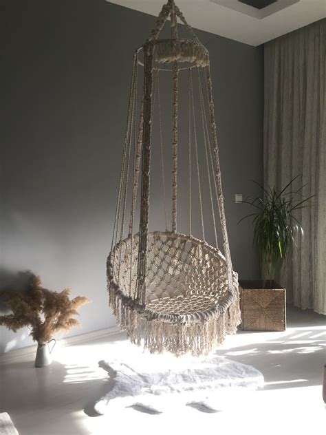 Macrame Swing White Dime Alaaya Decor