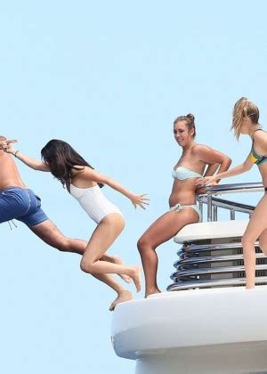 Selena Gomez And Cara Delevingne Bikini In St Tropez 2014 04 GotCeleb