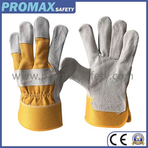 Full Palm Cow Leather Rigger Gloves With Ce Approved China Cow Split