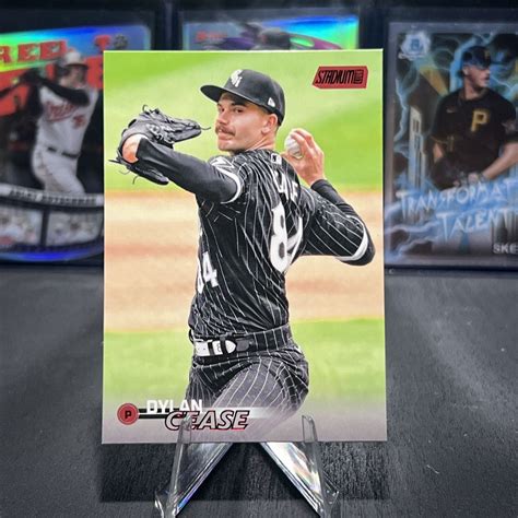 Topps Stadium Club Dylan Cease Red Foil Parallel Ebay