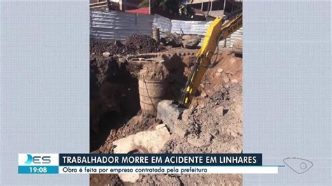 Trabalhador morre após acidente em obra de macrodrenagem de prefeitura