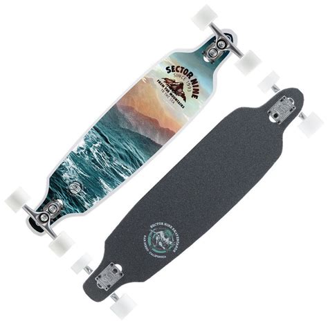 Sector 9 Sidewinder Series Fractal 36 Complete Longboard Overtons