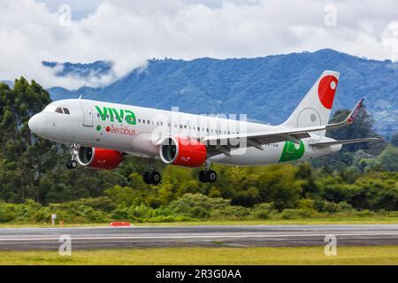 Viva Aerobus Airbus A Neo Aircraft Airline Viva Aerobus From Mexico