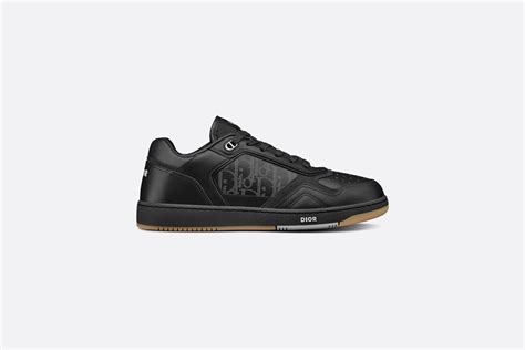 Dior World Tour B Low Top Sneaker Black Dior Oblique Galaxy Leather