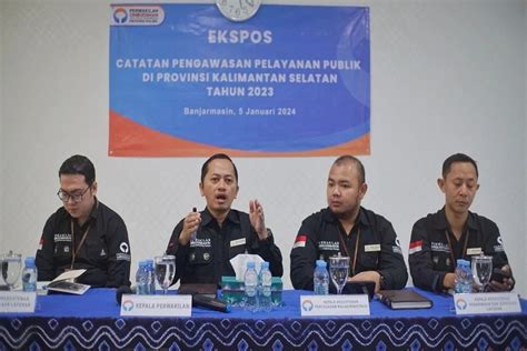 Ombudsman Kalsel Ekspos Hasil Pengawasan Pelayanan Publik Selama