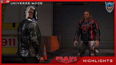 Wwe 2k22 Universe Mode Highlights Edge Is Welcomed Back By Rey