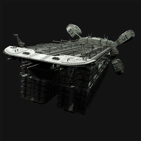 Space Cargo Ship (Sci Fi) 3D Model $129 - .fbx .blend - Free3D