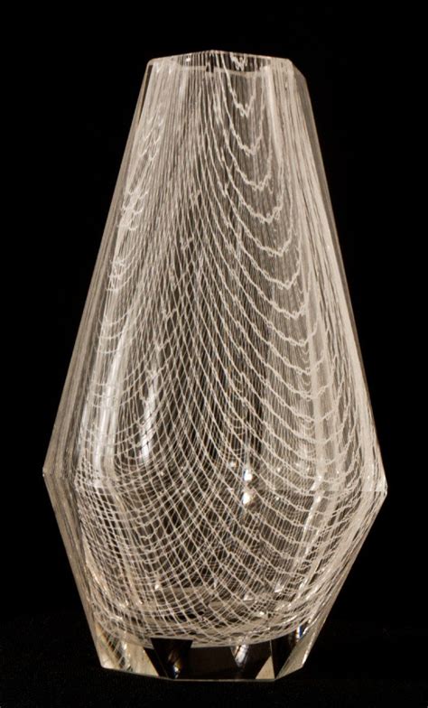 Proantic Vase Moderniste En Verre Murano