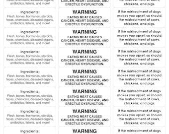 Suffocation Warning Label Printable