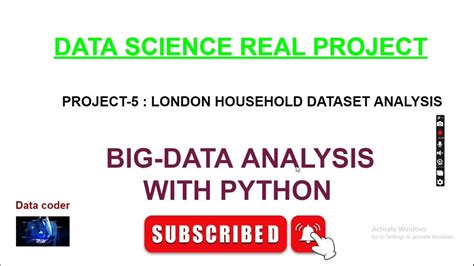 London Household Dataset Data Analysis With Python Data Science Project 6 Youtube