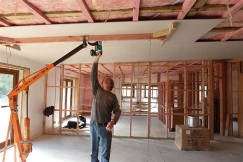 How To Lift Drywall To Ceiling Drywall And Panel Lift Group Bmr We