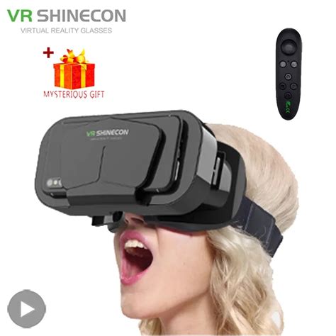 Shinecon VR Glasses 3D Headset Virtual Reality Devices Helmet Viar