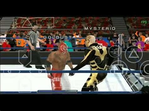 Wwe Smackdawn Vs Raw Psp Rey Mysterio Vs Golddust Match Highlight