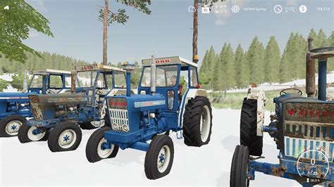 Ford 7000 Euro v1.0 Tractor - Farming Simulator 2022 / 19 mod