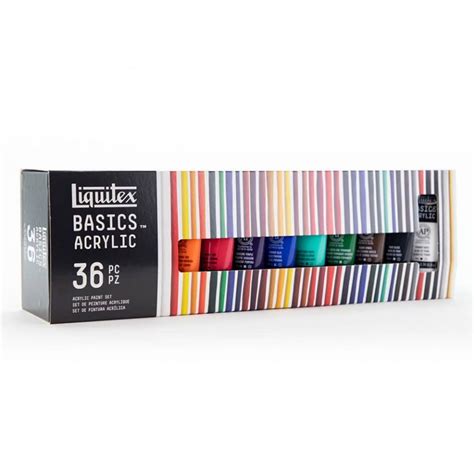 Liquitex Basics Acrylic Assorted Colors Set Of Ml Jerry S Artarama