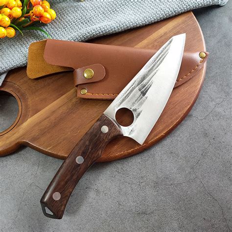 Professional Butcher Knife Set With Leather Sheath - Letcase.com