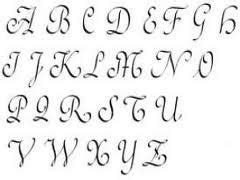 Alphabet Francais Calligraphie