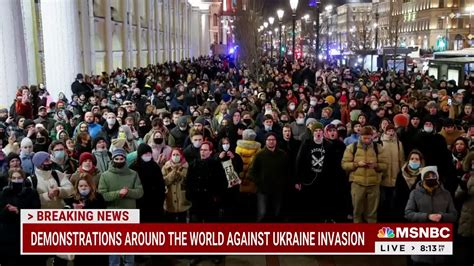 Thousands Of Russians Risk Arrest To Protest Ukraine Invasion Crooks