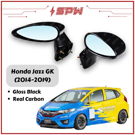 Honda Jazz Fit GK5 2014 2021 Spoon Side Mirror JDM Racing Car Anti