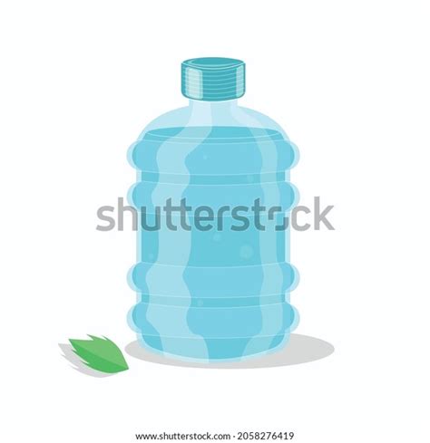 Vector Gallon Big Plastic Water Bottle Stock Vector Royalty Free