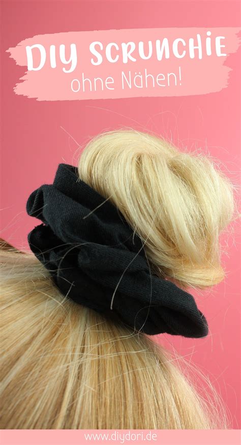 Diy Scrunchie Ohne N Hen Haargummi N Hen Haare