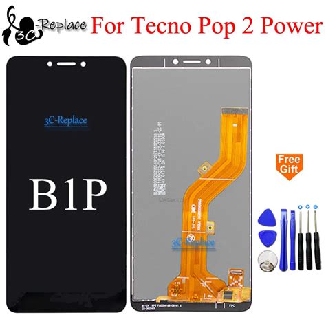 High Quality Black Inch For Tecno Pop Power B P Lcd Display